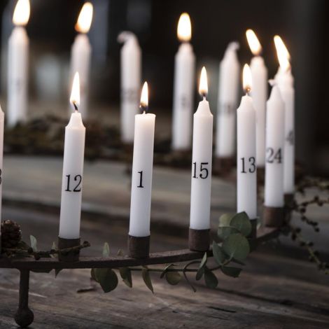IB LAURSEN Adventkerzenhalter für 24 schmale Kerzen 