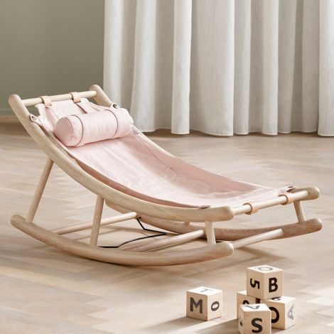 Oliver Furniture Kleinkindwippe Wood Eiche/Rosa 