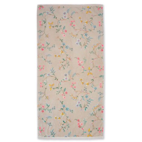 PIP Studio Handtuch Les Fleurs Khaki Handtuch: 55 x 100 cm