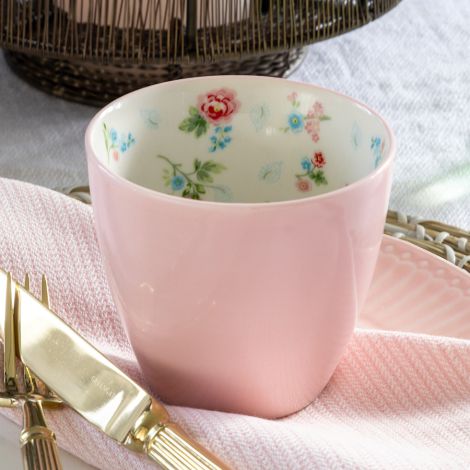 GreenGate Latte Cup Becher Pale Pink Alma Petit Inside 
