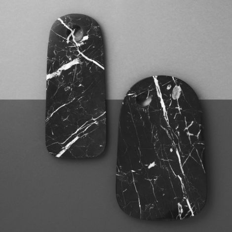 Normann Copenhagen Pebble Marmorplatte Large Black 