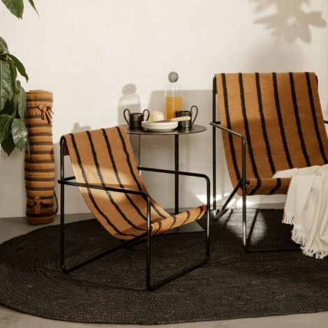 ferm LIVING Kinderstuhl Desert Chair Black/Soil 