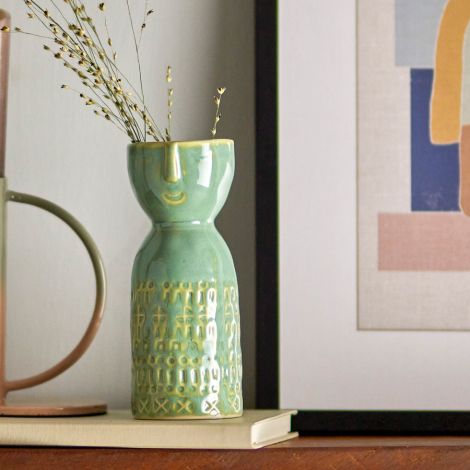 Bloomingville Vase Embla Grün 