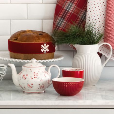GreenGate Latte Cup Becher red Emberly inside 
