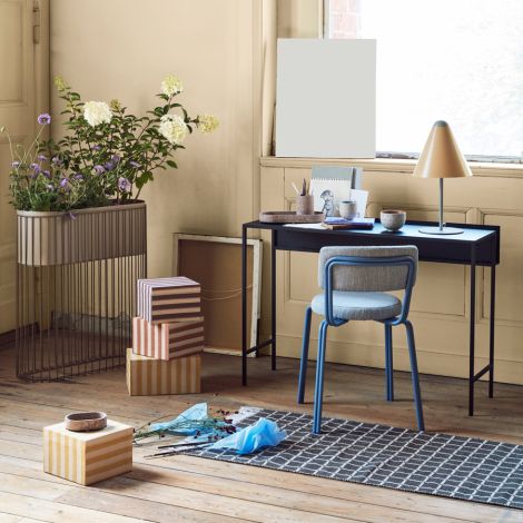 Broste Copenhagen Loungechair Oda Warm Grey 