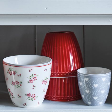 GreenGate Latte Cup Becher Avery White 