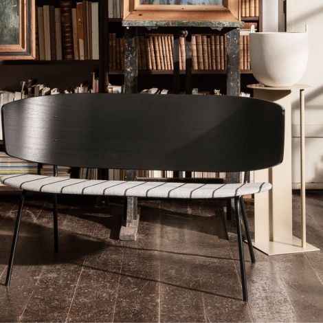 ferm LIVING Bank Herman 2-Sitzer Black 