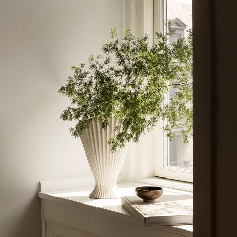ferm LIVING Vase Fountain Off-White 