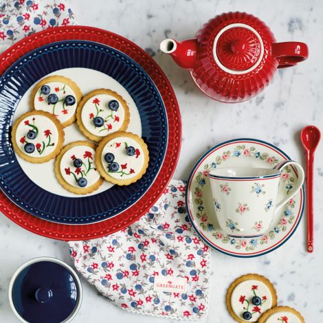 GreenGate Suppenteller Alice Red 