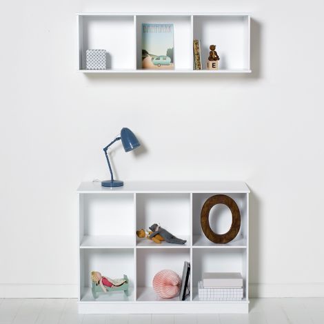 Oliver Furniture Wood Stand-Regal 3 x 2 Horizontal mit Sockel 