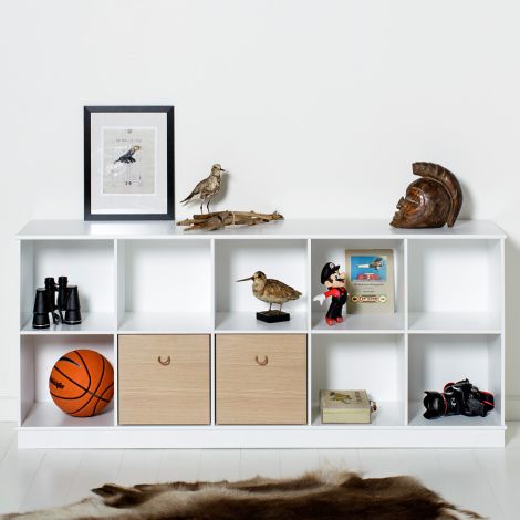 Oliver Furniture Wood Stand-Regal 5 x 2 Horizontal mit Sockel 