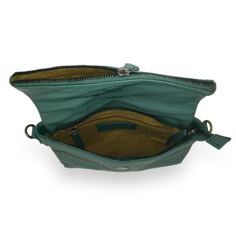 Sticks and Stones Ledertasche Ipanema Green Spruce Washed 