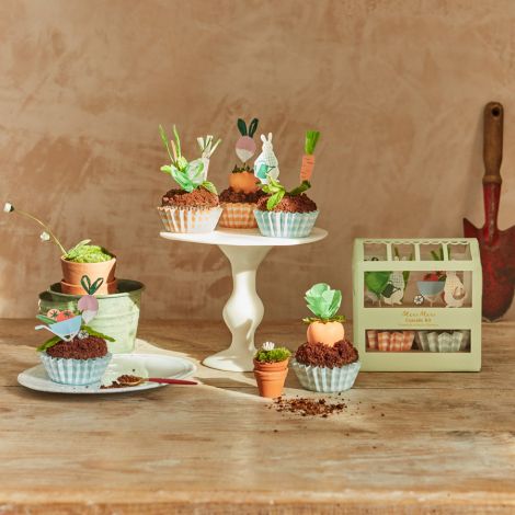 Meri Meri Cupcake-Set Bunny Greenhouse 