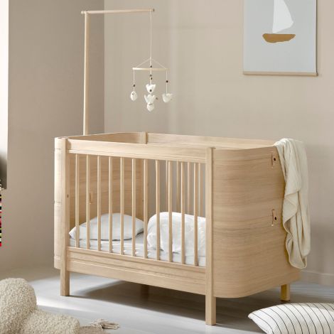 Oliver Furniture Wood Mini+ Babybett exkl. Umbauset Juniorbett Eiche 