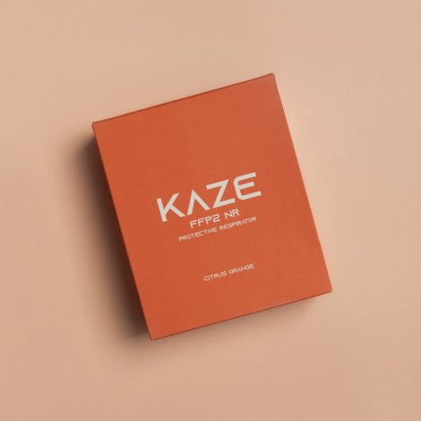 KAZE FFP2 Masken Citrus Orange 10er-Set 