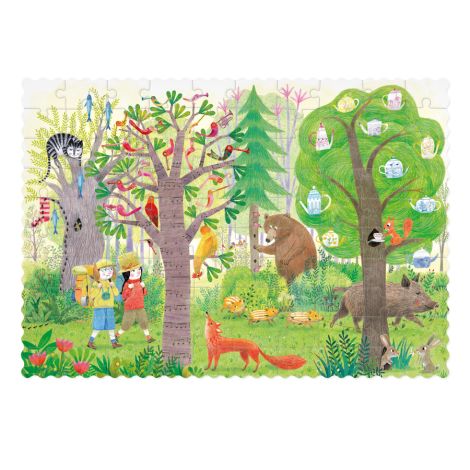 Londji Pocket Puzzle Night&Day in the Forest 100-teilig 