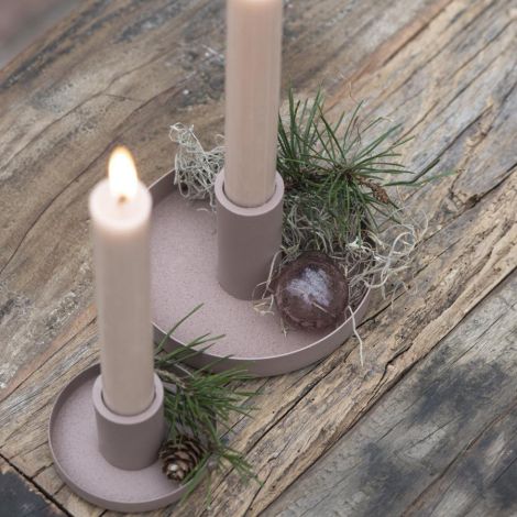 IB LAURSEN Kerzenhalter für Stabkerzen Malva 7 cm 