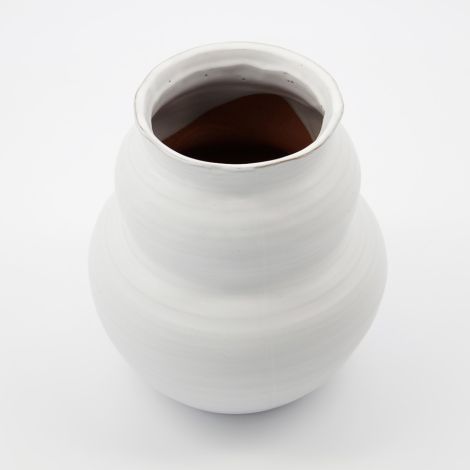 House Doctor Vase Juno Weiß 19 cm 