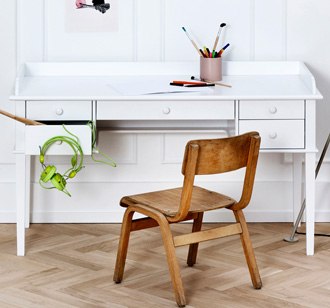 Oliver Furniture Junior Schreibtisch Seaside Weiß H62cm - Sofort Lieferbar!
