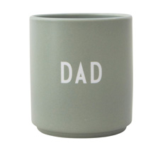 Design Letters Porzellan Becher Favourite Cups Dad Green