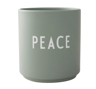 Design Letters Porzellan Becher Favourite Cup Green Peace