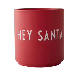Design Letters Porzellan Becher Favourite Cup Faded Rose Hey Santa