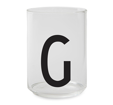 Design Letters Wasserglas G