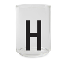 Design Letters Wasserglas H