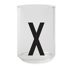 Design Letters Wasserglas X