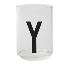 Design Letters Wasserglas Y •