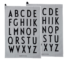 Design Letters Geschirrtuch Grey 2er-Set