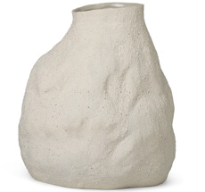 ferm LIVING Vase Vulca Large Off-White Stone