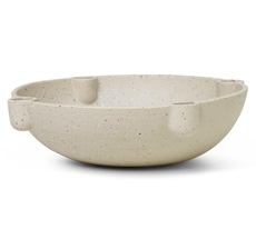 ferm LIVING Kerzenhalter Bowl Ceramic Large