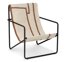 ferm LIVING Kinderstuhl Desert Chair Black/Shape