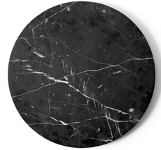 Audo Androgyne Tischplatte für Beistelltisch Black Marble