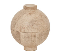 Kristina Dam Studio Aufbewahrungsgefäß Wooden Sphere Solid Oak