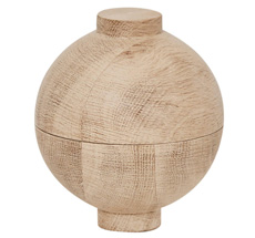 Kristina Dam Studio Aufbewahrungsgefäß Wooden Sphere Solid Oak XL