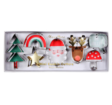Meri Meri Mini-Ausstechformen Weihnachtsmotive 7er-Set