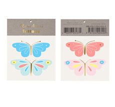 Meri Meri Temporäres Tattoo Neon Butterfly