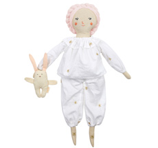 Meri Meri Puppen-Schlafanzug Häschen