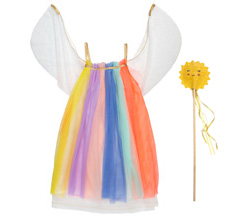 Meri Meri Kostüm Rainbow Girl 5-6 Jahre