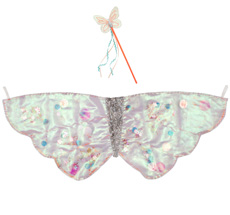 Meri Meri Kostüm Butterfly Wings mit Pailetten
