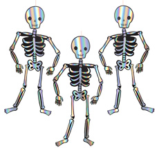 Meri Meri Party-Deko Große Skelette