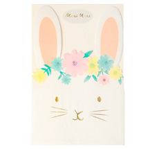 Meri Meri Papierserviette Floral Bunny 16 Stk.