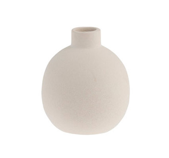 Storefactory Vase Albacken Round white