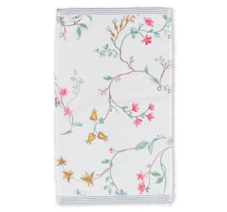 PIP Studio Gästehandtücher Les Fleurs White 3er-Set 