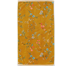 PIP Studio Handtuch Les Fleurs Yellow, Waschhandschuh: 16 x 22 cm