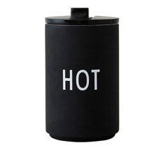 Design Letters Thermobecher Hot Black