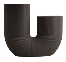 Storefactory Vase Stråvalla Keramik Dark Grey