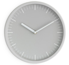 Normann Copenhagen Day Wanduhr Light Grey •